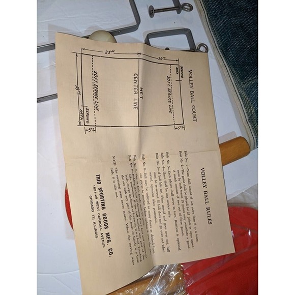 Vintage Hawthorne Official Table Tennis Set Montgomery Ward Ping Pong 60-4777 - Picture 9 of 12